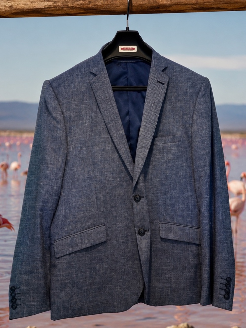 NEW & UNWORN - Connor slim fit light blazer - flamingo lining - amazing jacket